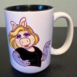 Vintage Muppets Character MISS PIGGY ~ Jim Henson ~ Walt Disney Ceramic Mug